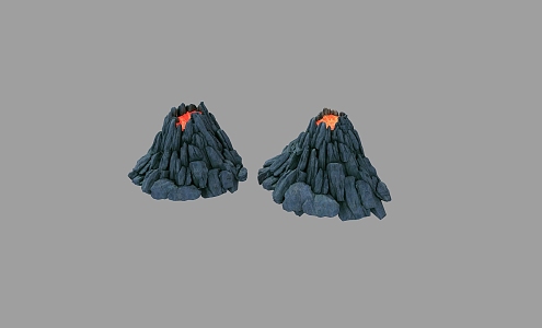 volcanic group volcanic ash magma active volcano volcanic eruption volcanic eruption volcano 3d model