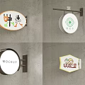 Creative Wall Lamp Designs Featuring Various Shapes and Decorative Signs for Indoor Use