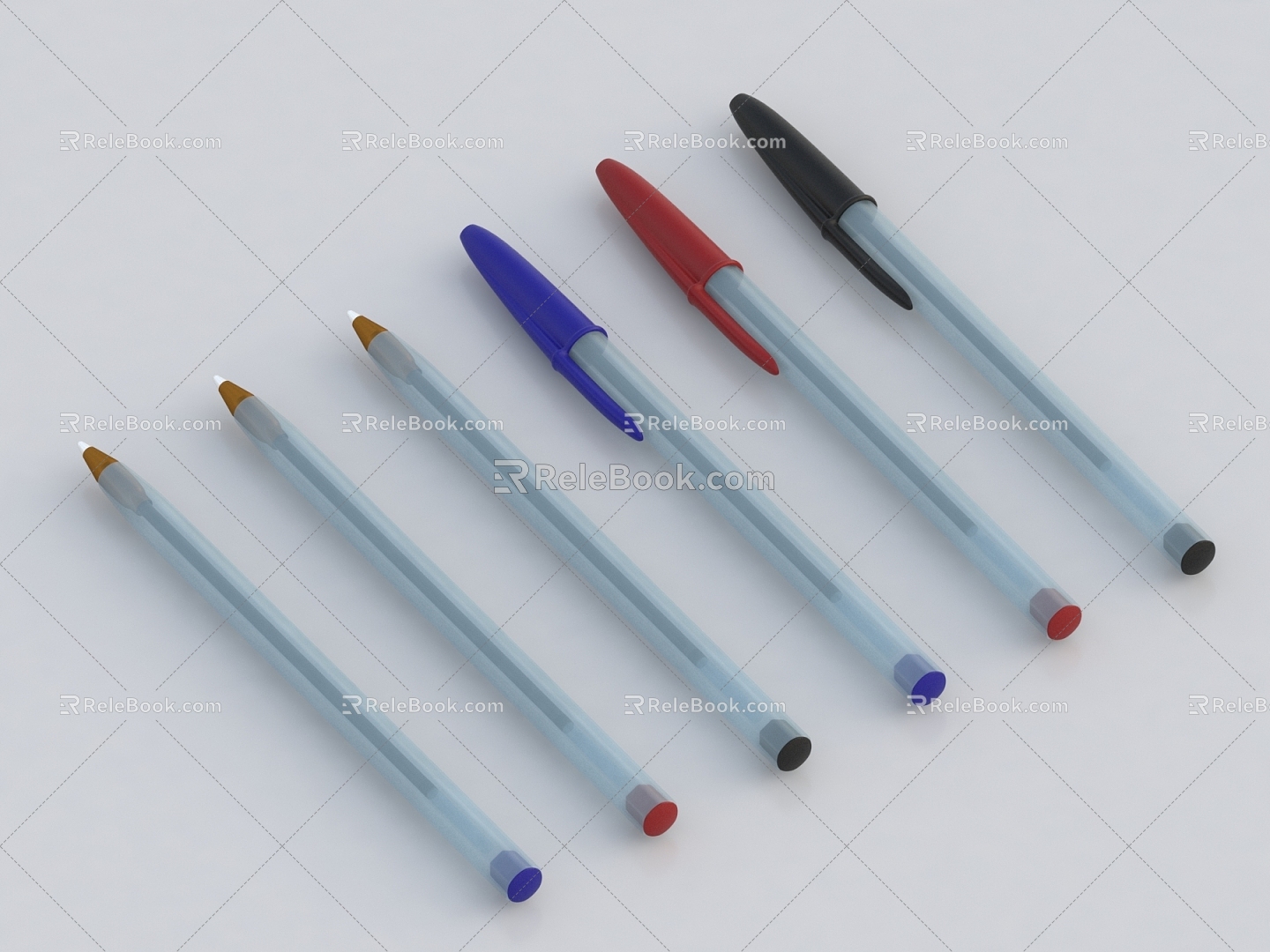 Modern ballpoint pen model