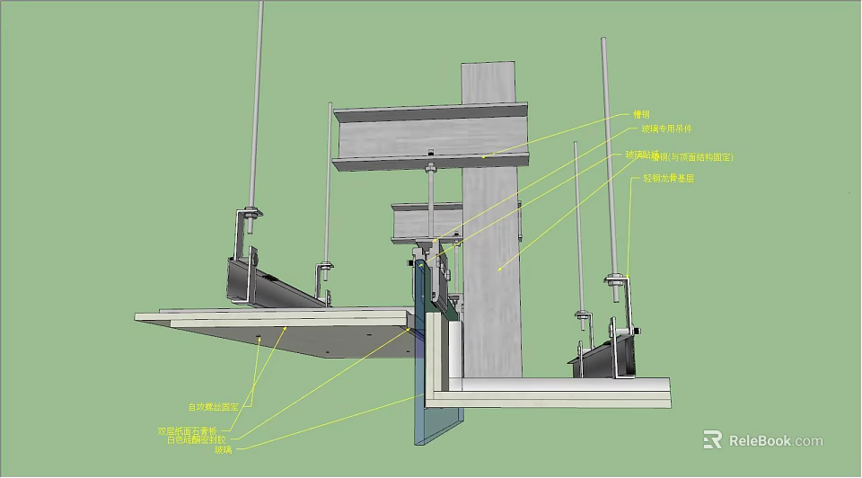 High Strength Industrial Hardware Tools For Construction Metal Structural Components And Fasteners 3d model 