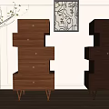Bucket cabinet combination 3d model
