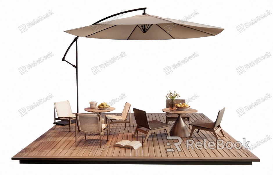 Modern Outdoor Table and Chair Leisure Table and Chair Negotiation Table and Chair Outdoor Chair model