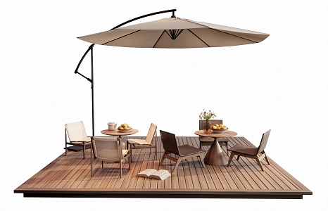 Modern Outdoor Table and Chair Leisure Table and Chair Negotiation Table and Chair Outdoor Chair 3d model