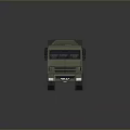 Green Military Armored Tank With Heavy Duty Tracks And Turret Structure