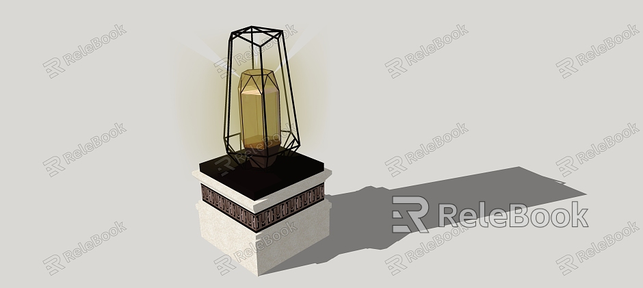 New Chinese lawn lamp landscape lawn lamp model