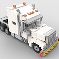 Lego toy building blocks truck truck head 3d model