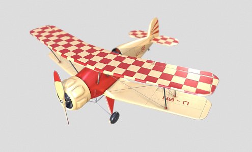 Modern Aircraft Biplane Fighter Sukhoi Aerobatic Aircraft Helicopter 3d model