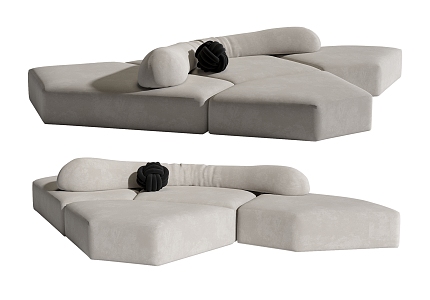 Edra Rock Sofa 3d model