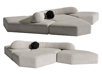 Edra Rock Sofa 3d model