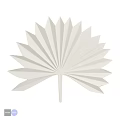 White Leaf Shaped Modern Chandelier With Geometric Folded Design For Home Decor