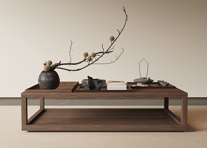 New Chinese Tea Table 3d model