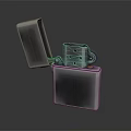 Open Stainless Steel Lighter For Daily Living Household Use As Essential Tool