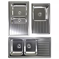 Stainless Steel Kitchen Sink With Double Bowl Drainer And Various Styles