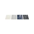 Square Rugs With Abstract Textured Patterns In Gray Blue And Beige For Home Decor