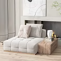 Modern single sofa 3d model