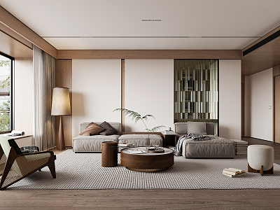 modern living room model