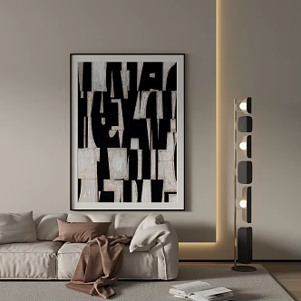 decorative painting 3d model