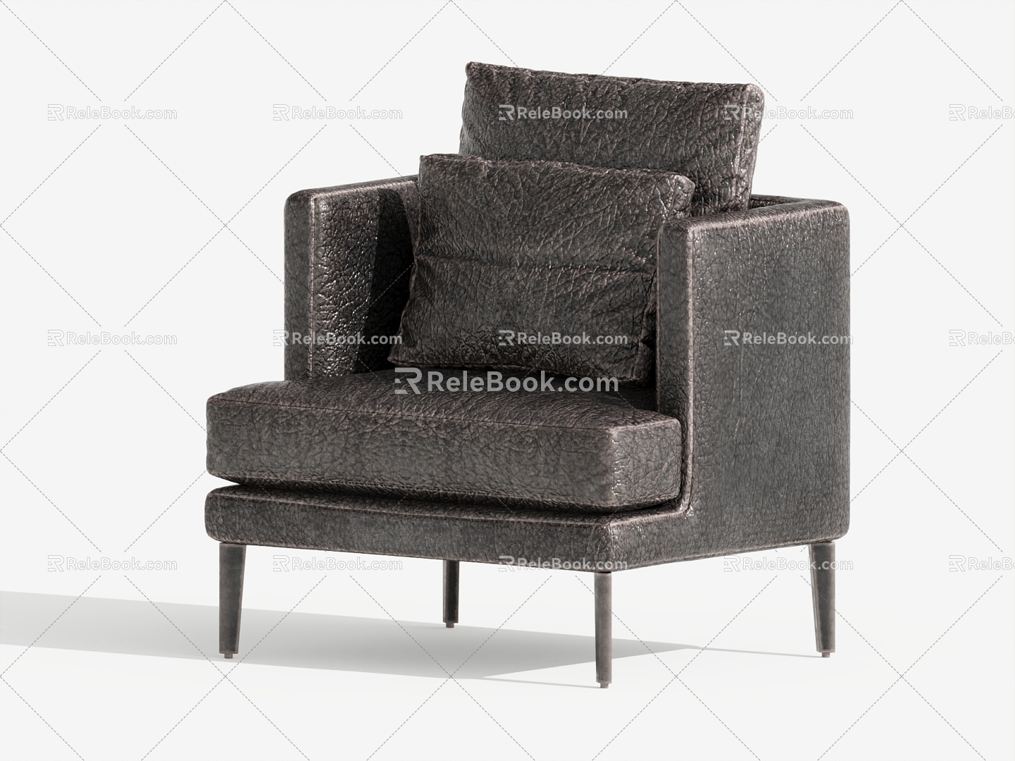 Single sofa single chair leisure chair 3d model