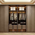 Wardrobe Design Wardrobe Effect Diagram Wardrobe Coat Cabinet Design Coat Cabinet 3d model