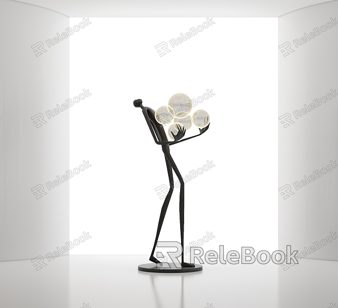 Modern special-shaped floor lamp sculpture floor lamp model