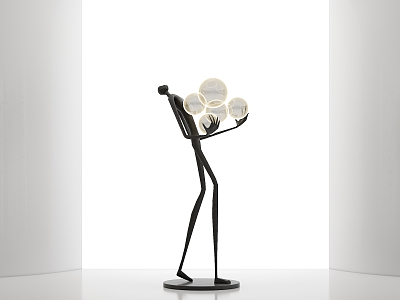 Modern special-shaped floor lamp sculpture floor lamp model