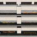 Modern Stone Fireplace Designs With Realistic Flames And Sleek Contemporary Interiors