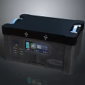 Portable Energy Storage Battery with Digital Display and Handle for Outdoor Power Supply