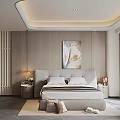 Modern Walk In Closet Interior With Storage Cabinets And Display Area