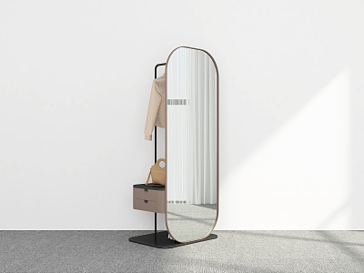 Mirror Floor Mirror Fitting Mirror Full-length Mirror Hanger Mirror Hanger Floor Hanger Mirror 3d model