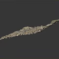 Natural Wood Stone with Rough Textured Surface and Brown Beige Pink Color Patterns
