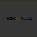 Tactical Modern Weapon With Scope Wooden Component And Metal Frame Design