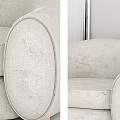 Modern Single Sofa Art Sofa Lazy Sofa 3d model