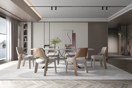 Modern Restaurant 3d model