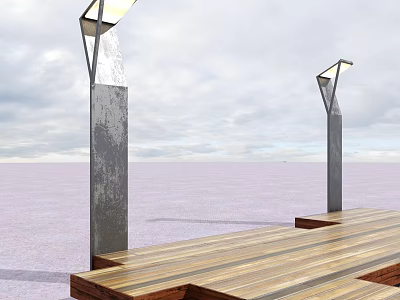 Modern Street Lights Outdoor Lights 3d model