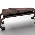 Traditional Chinese Guzheng Musical Instrument With Wooden Body And Metal Strings