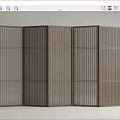 New Chinese Style Screen Partition Flower Lattice 3d model