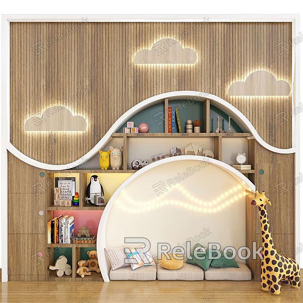 Modern toys children's furniture lights model