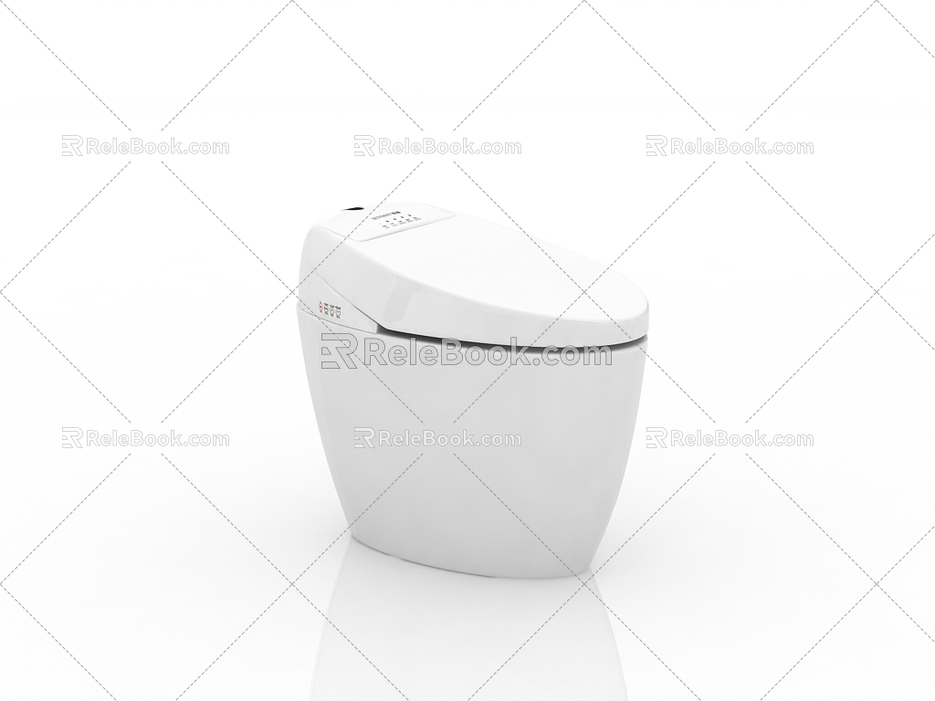 Modern Smart Toilet Smart Toilet 3d model