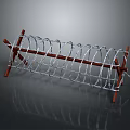 Steel Wire Mesh Anti-penetration Mesh Protective Mesh Wire Fence Wire Fence Anti-turnover Mesh Wire Mesh Wire 3d model