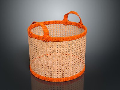 Basket Square Basket Bamboo Basket Bamboo Basket Pet Nest Pet Basket Cat Basket Rattan model