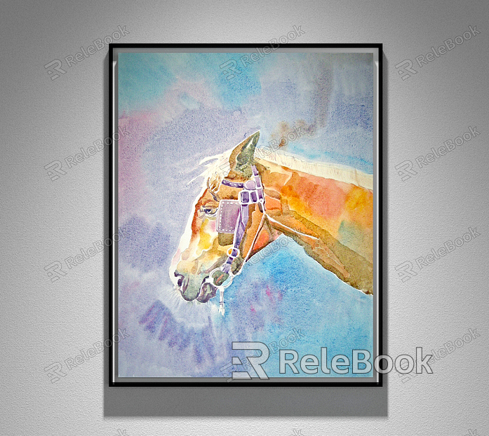 Modern Animal Painting Animal Hanging Painting model