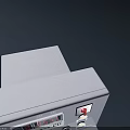 Industrial Equipment With White Design Control Panel Digital Display And Mechanical Arm
