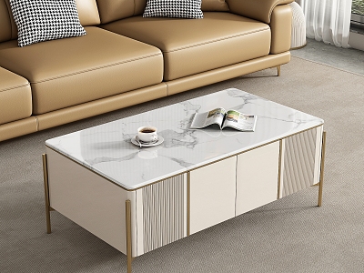 Modern coffee table model