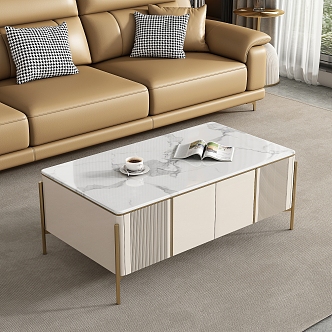 Modern coffee table 3d model