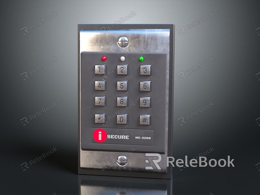 Modern password lock password input device password keyboard password door model