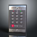 Modern password lock password input device password keyboard password door 3d model