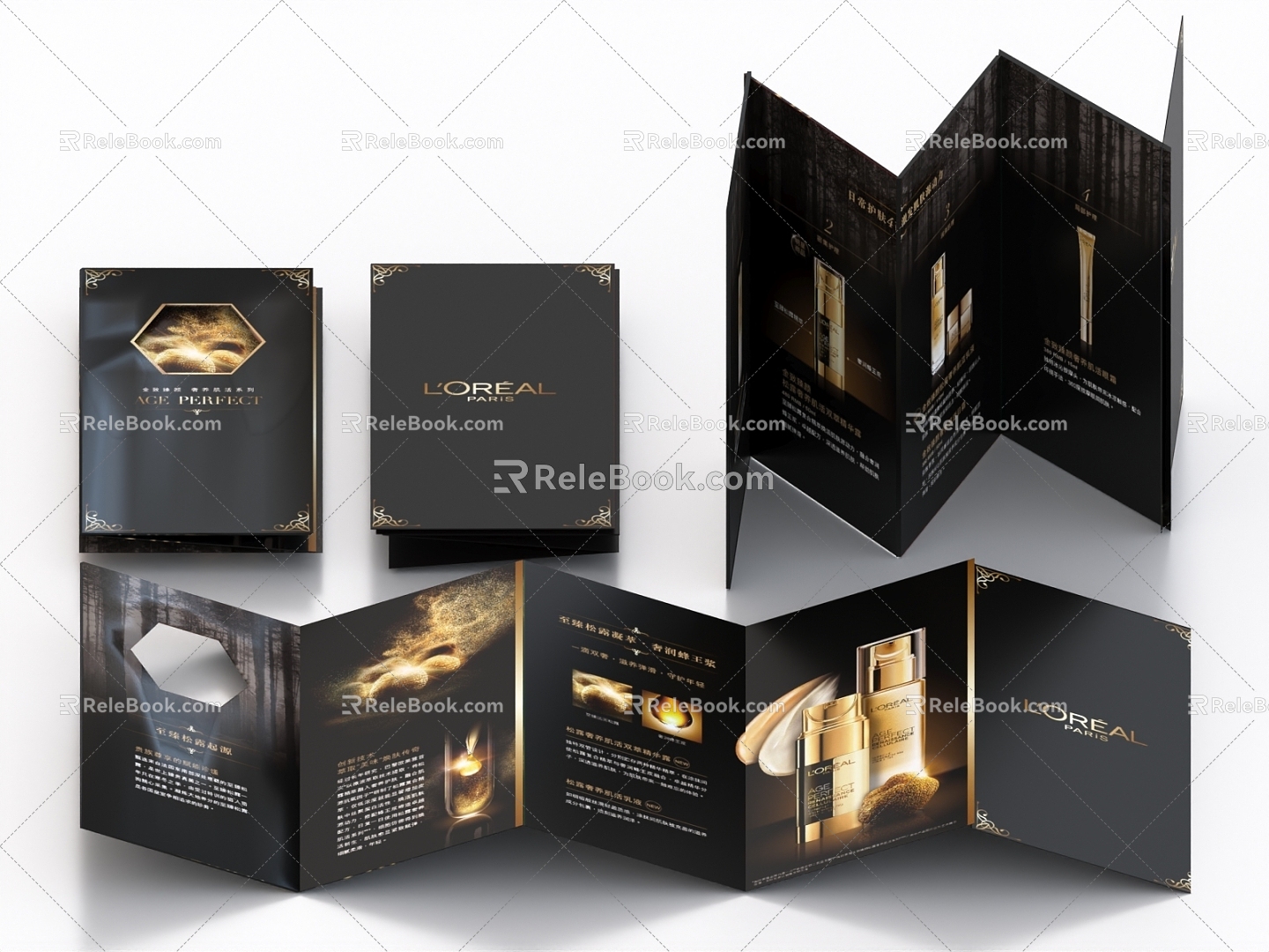 Product brochure leaflet menu instruction manual brochure brochure magazine 3d model