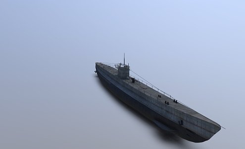 Modern Submarine 3d model