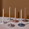 Modern Candle Candle Holder 3d model