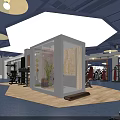 Modern Open Concept Fitness Gym With Training Equipment And Spacious Workout Area